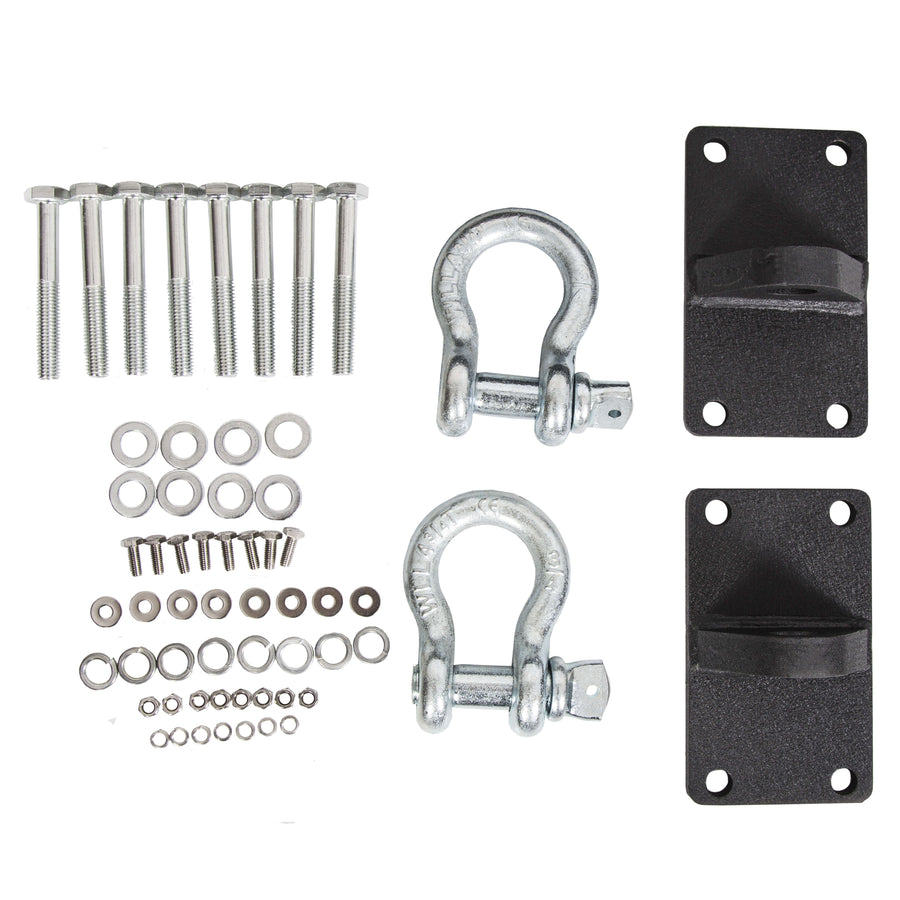 07-17 Jeep Wrangler JK Fog Light Housing Stubby Front Bumper