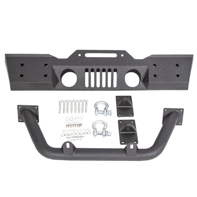07-17 Jeep Wrangler JK Fog Light Housing Stubby Front Bumper family photo