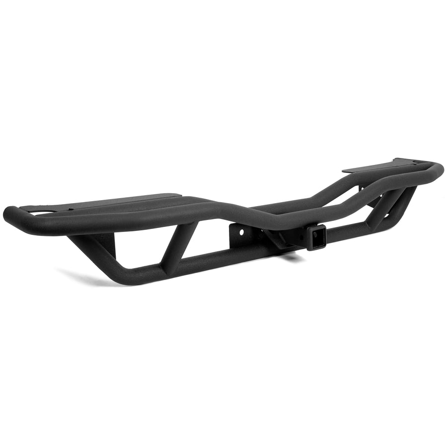 YIKATOO® Black Textured Rear Bumper Guard for 2007-2018 Jeep Wrangler JK - junior