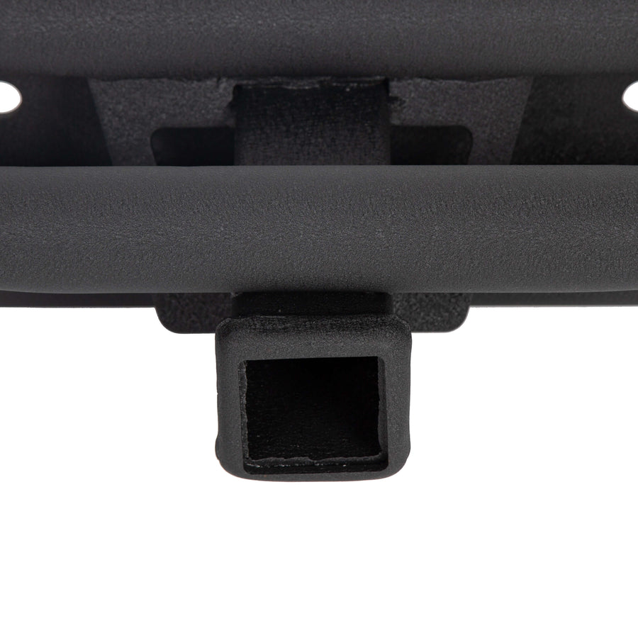 YIKATOO® Black Textured Rear Bumper Guard for 2007-2018 Jeep Wrangler JK - junior