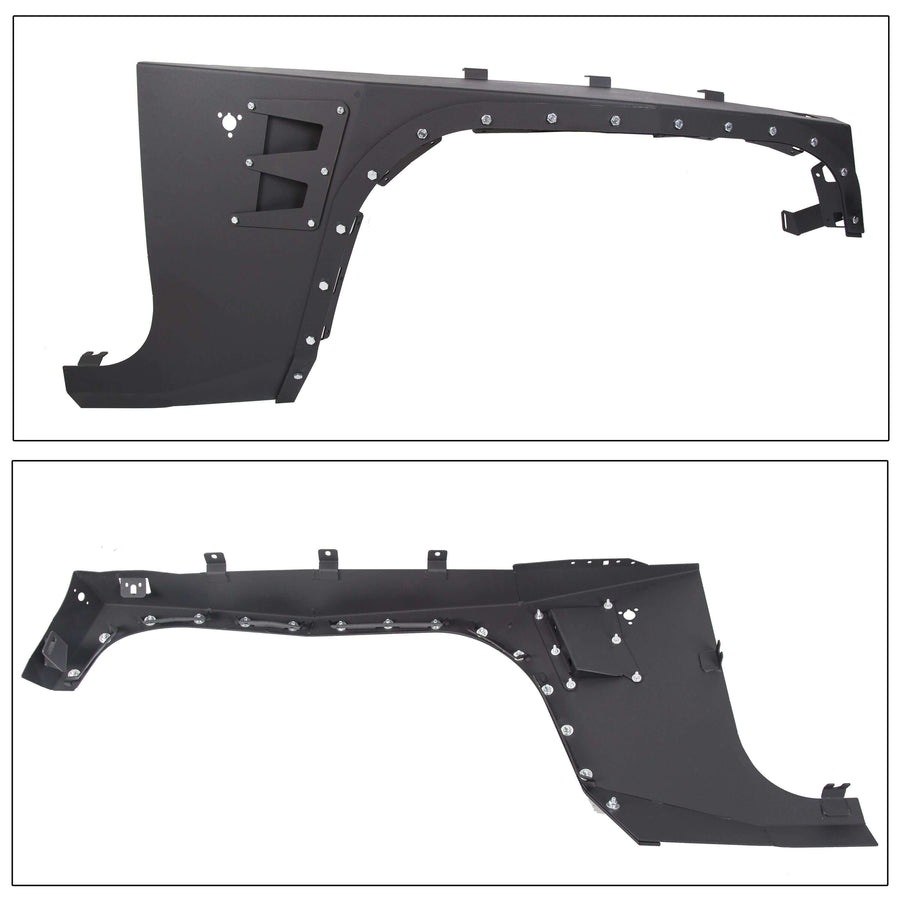 07-18 Jeep Wrangler JK Body Armor Front+Rear Fender Flare