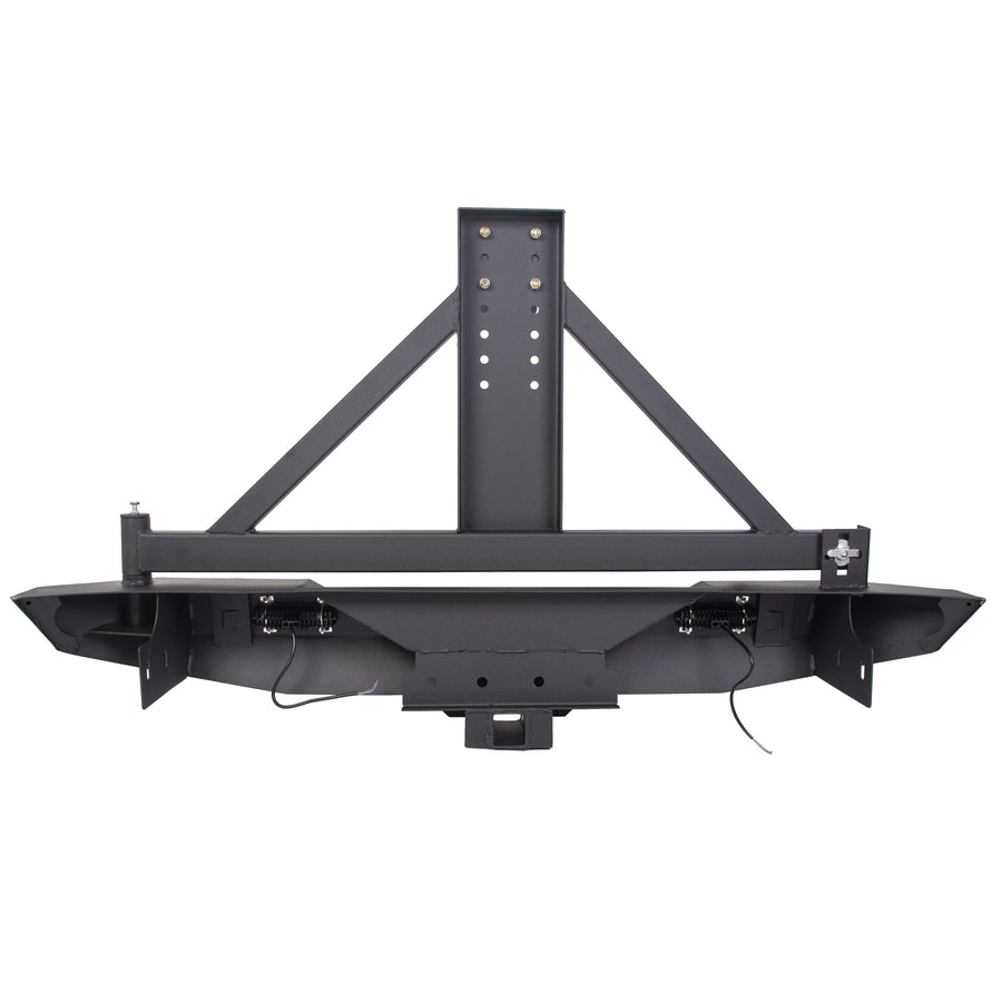 07-18 Jeep Wrangler JK Textured Black Rear Bumper