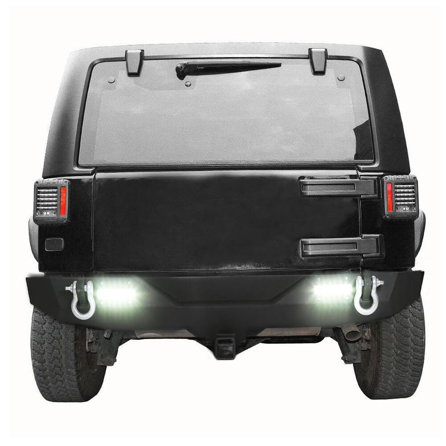 07-18 Jeep Wrangler  JK Textured Rear Bumper