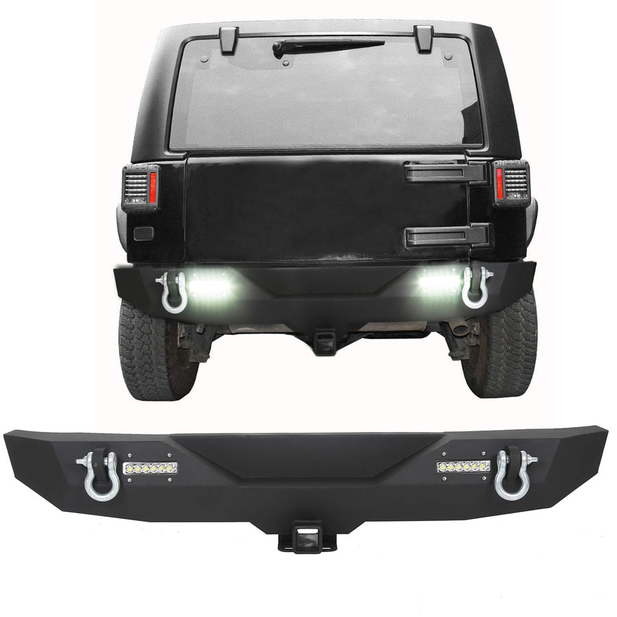 07-18 Jeep Wrangler  JK Textured Rear Bumper