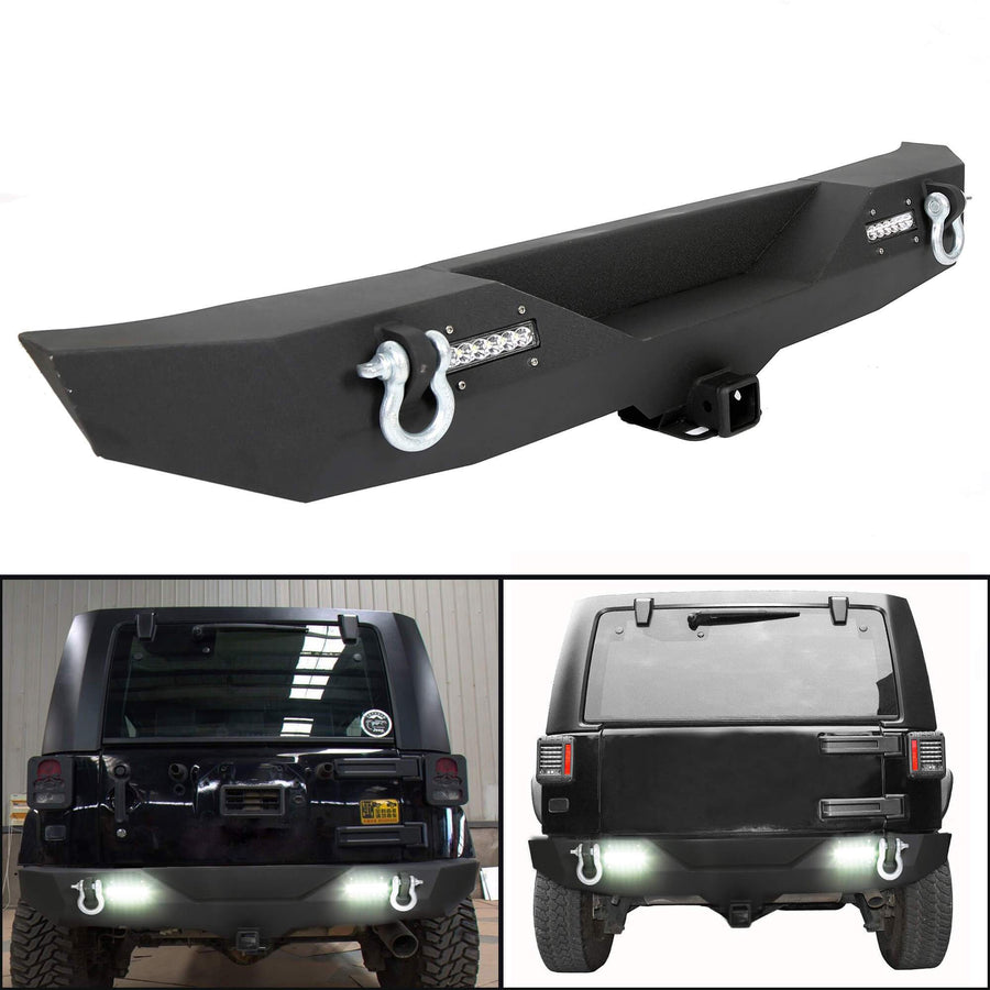 07-18 Jeep Wrangler  JK Textured Rear Bumper