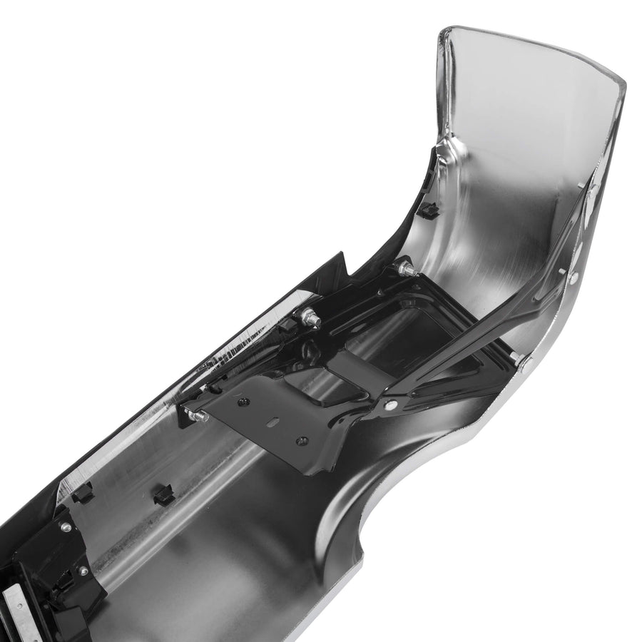 09-2018 Dodge RAM 1500 Complete Steel Chrome Black Rear Step Bumper