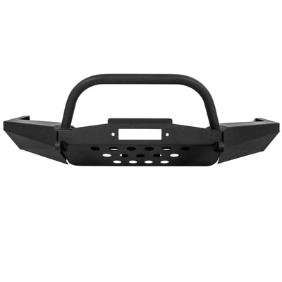 HECASA Front Bumper for 1998-2011 Ford Ranger W/ Winch Plate Modular Bull Bar D-Ring Mounts
