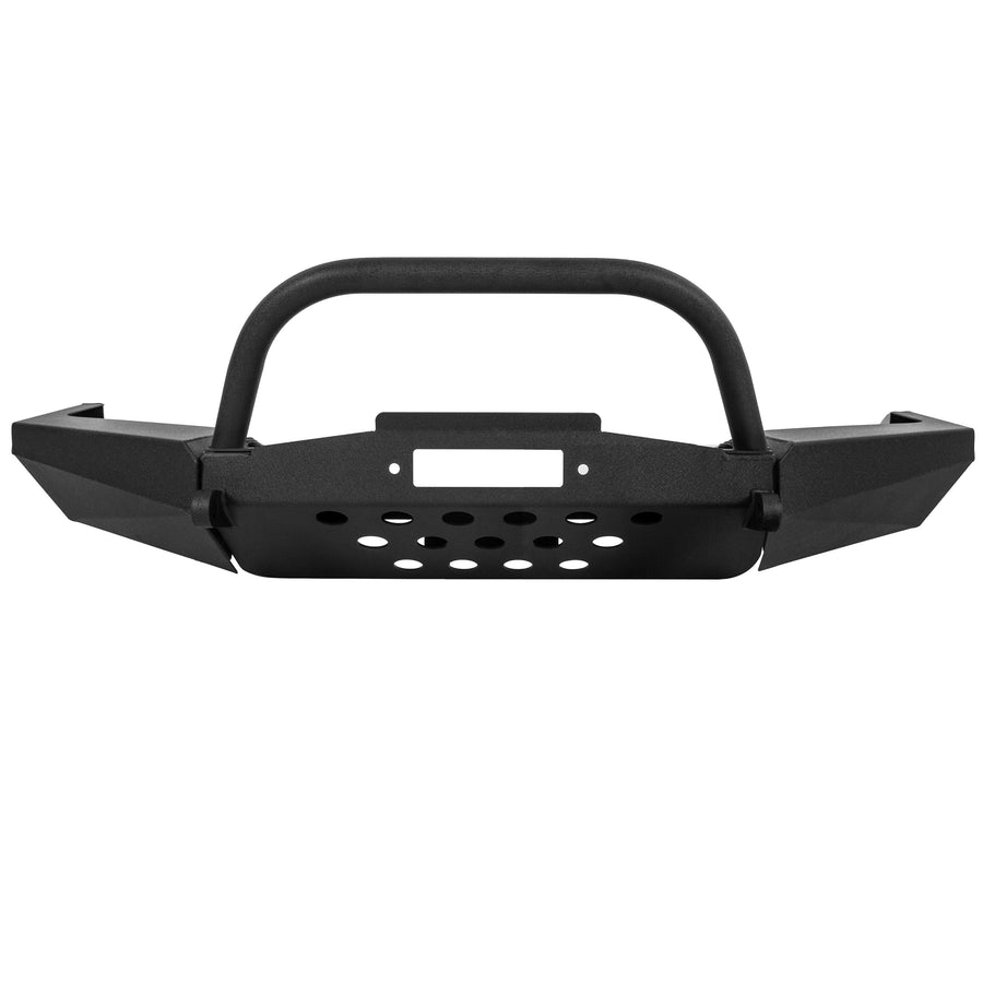 HECASA Front Bumper for 1998-2011 Ford Ranger W/ Winch Plate Modular Bull Bar D-Ring Mounts