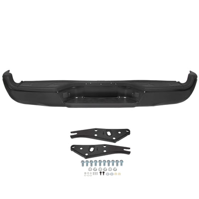 2005-2015 Toyota Tacoma Black Steel w/ brackets Fleet Styleside Step Bumper family photo