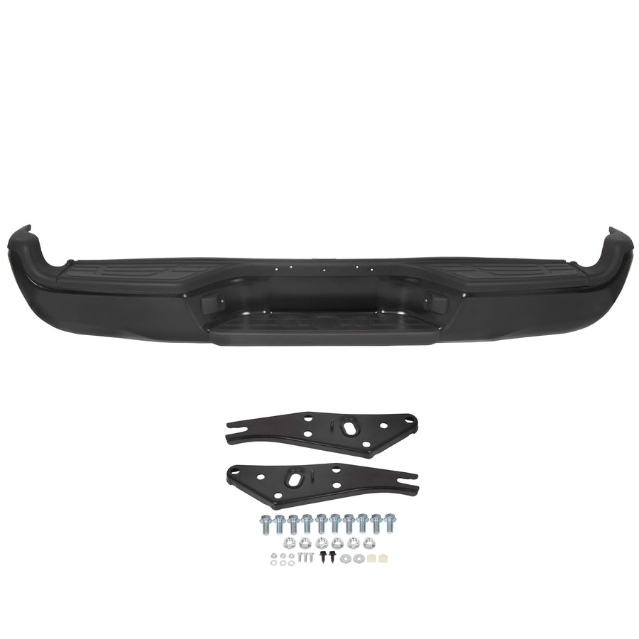 2005-2015 Toyota Tacoma Black Steel w/ brackets Fleet Styleside Step Bumper