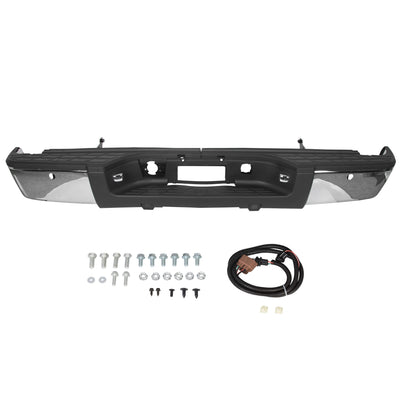 2007-2013 Chevy Silverado GMC Sierra 1500 New Steel Complete Chrome Bumper family photo