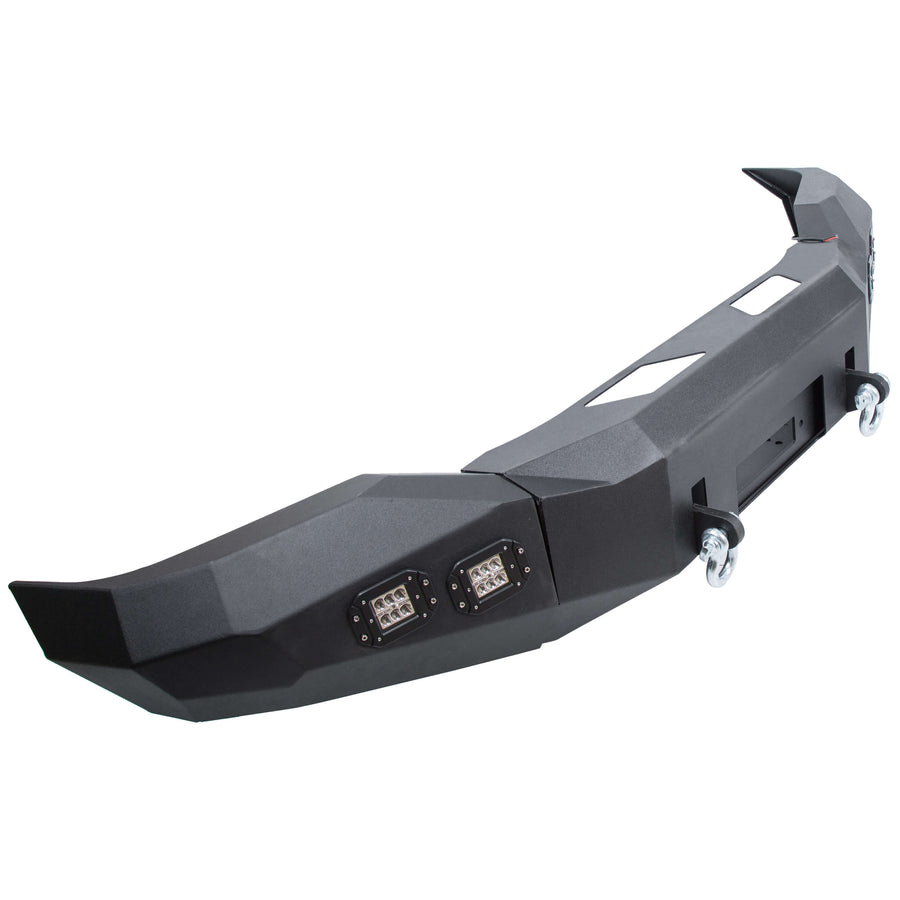 YIKATOO® Offroad Front Bumper for 2007-2013 Toyota Tundra,Steel Winch Black Powder -  junior