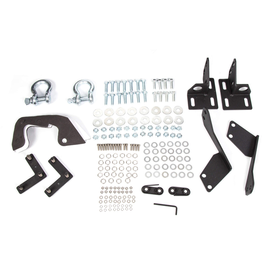 YIKATOO® Offroad Front Bumper for 2007-2013 Toyota Tundra,Steel Winch Black Powder -  junior