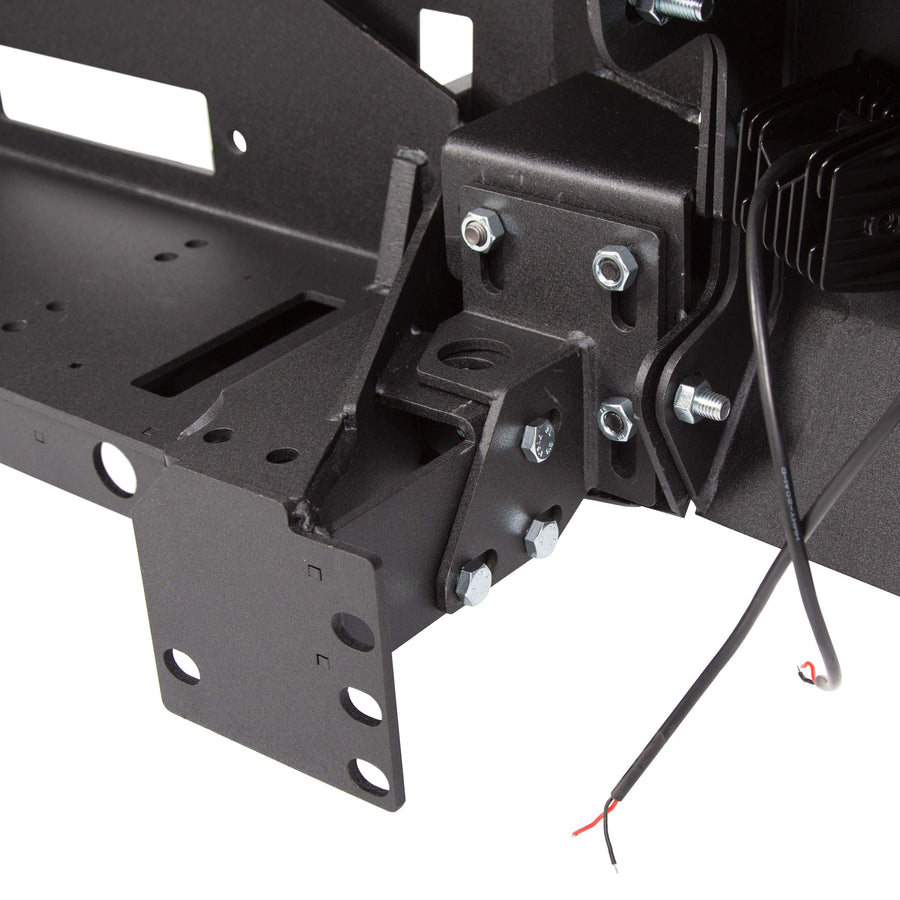 YIKATOO® Offroad Front Bumper for 2007-2013 Toyota Tundra,Steel Winch Black Powder -  junior