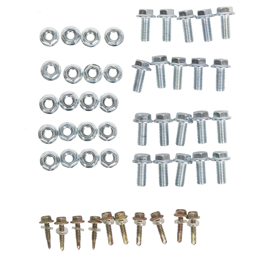 2007-2018 Jeep Wrangler JK 4PCS Textured Steel Flat Fender Flares