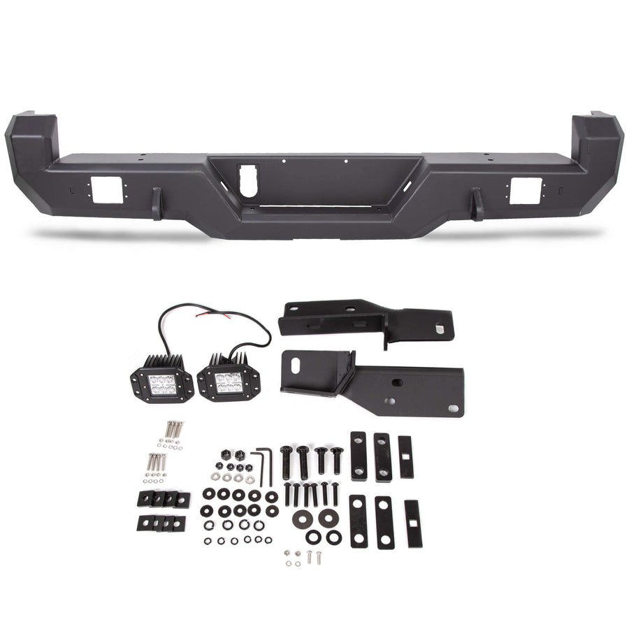 2016-2020 Toyota Tacoma Black Rear Bumper