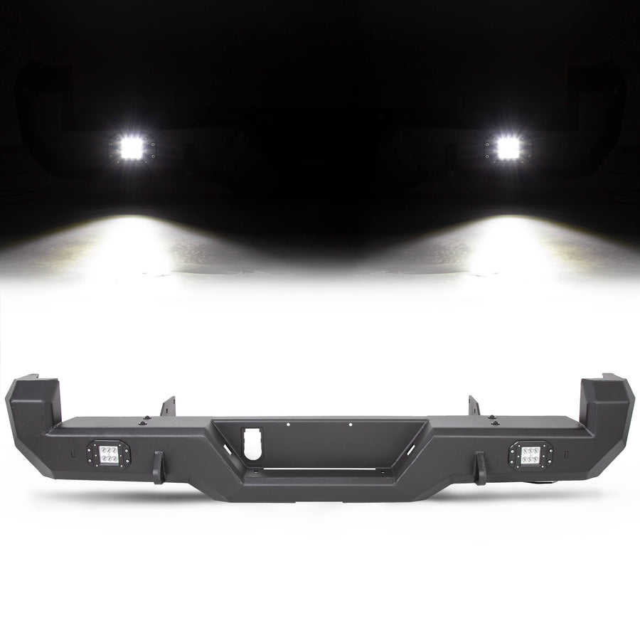 2016-2020 Toyota Tacoma Black Rear Bumper