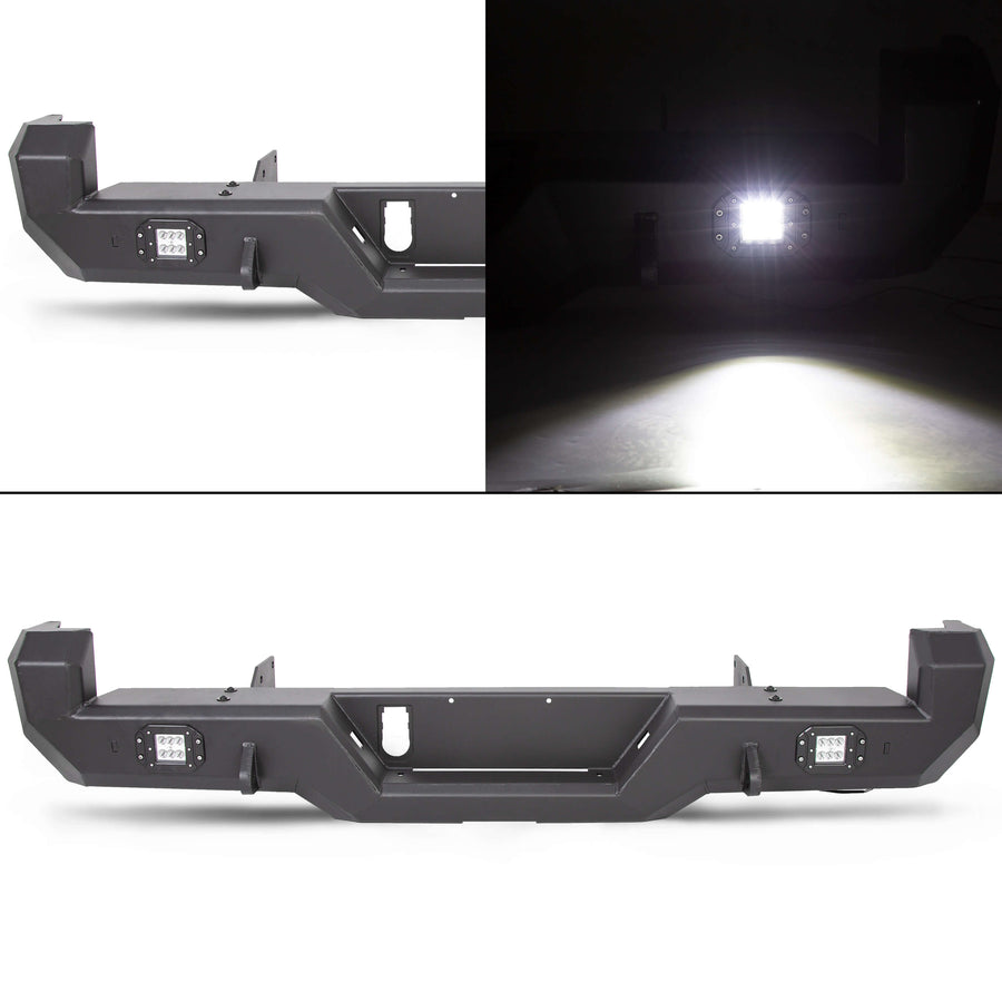 2016-2020 Toyota Tacoma Black Rear Bumper