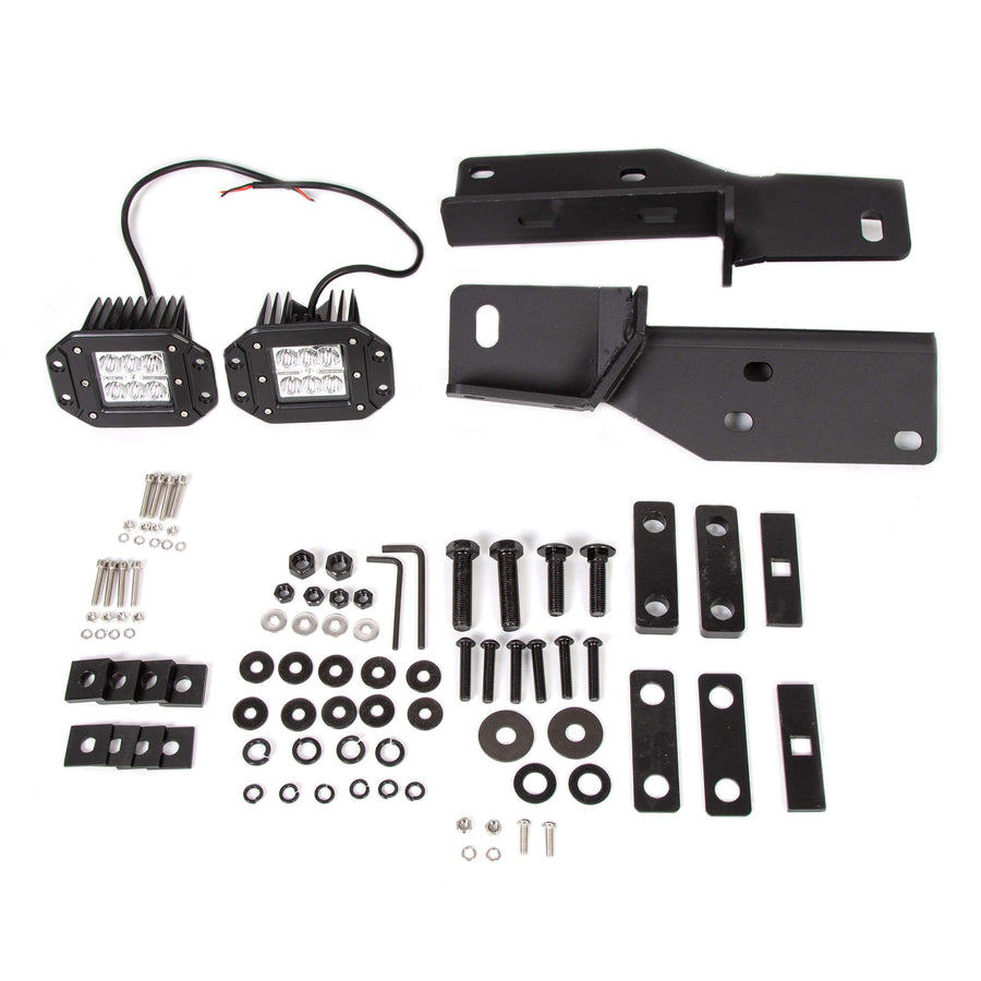 2016-2020 Toyota Tacoma Black Rear Bumper