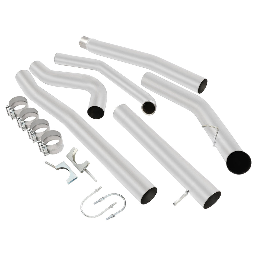 YIKATOO® 4 Inches Stainless Steel Exhaust Pie For Silverado 1994-2000 6.5L Duramax-junior