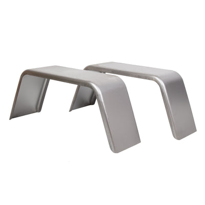 HECASA Pair Trailer Boat Fenders 32"L x 9"W x 13"H for 14" 15" 16" Wheels Square Steel