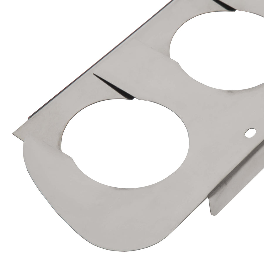 YIKATOO® Exhaust Filler Panel For 2014-2019 C7 Corvette Z06,NPP Silver Stainless Steel -junior