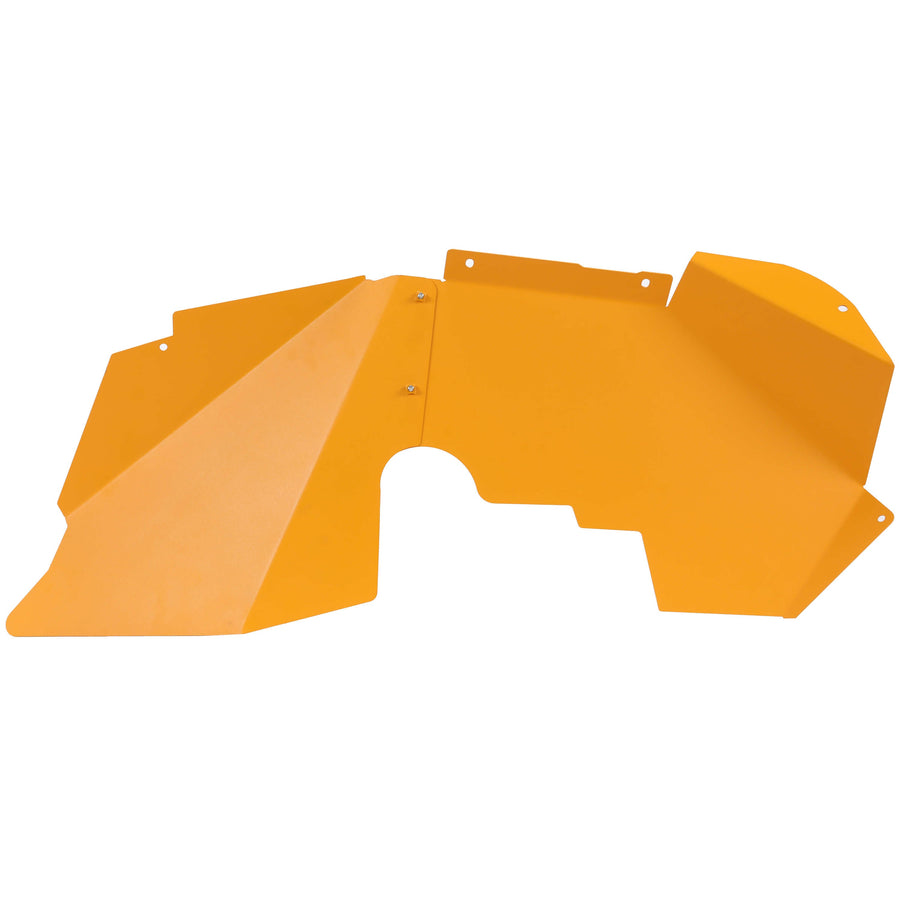 YIKATOO® Front & Rear Inner Fender Liners Sheet Compatible with 2007-2018 Jeep Wrangler JK Yellow Splash Guards High Strength Simple Style -junior