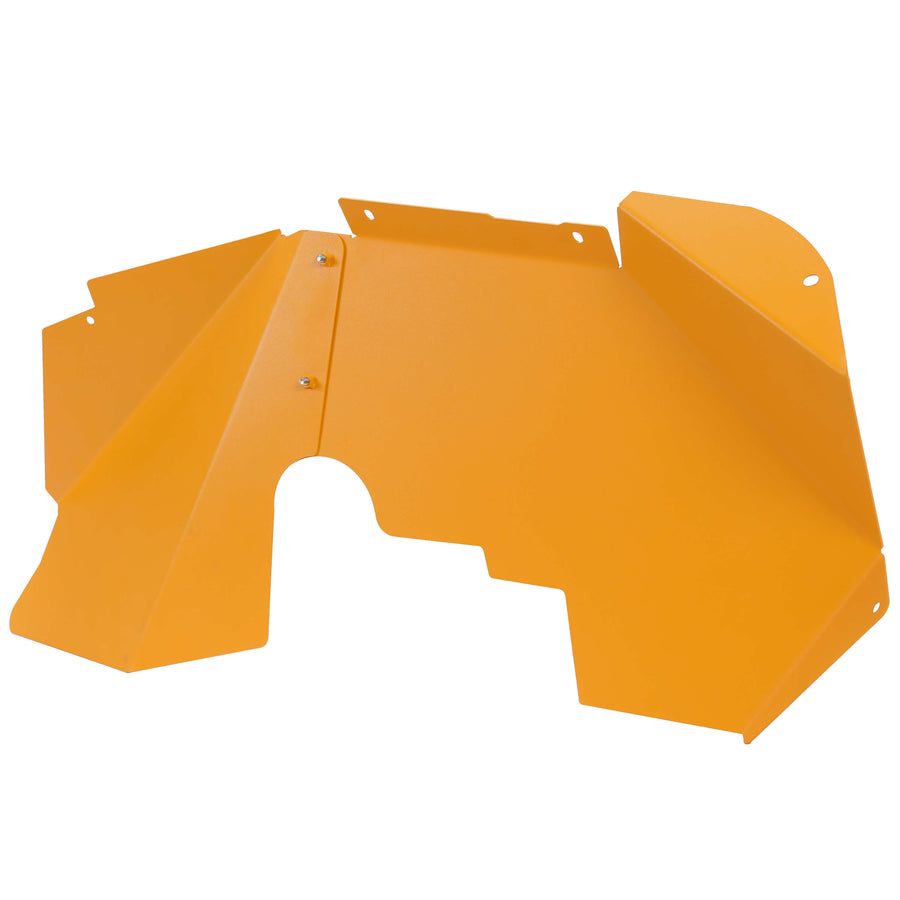 YIKATOO® Front & Rear Inner Fender Liners Sheet Compatible with 2007-2018 Jeep Wrangler JK Yellow Splash Guards High Strength Simple Style -junior