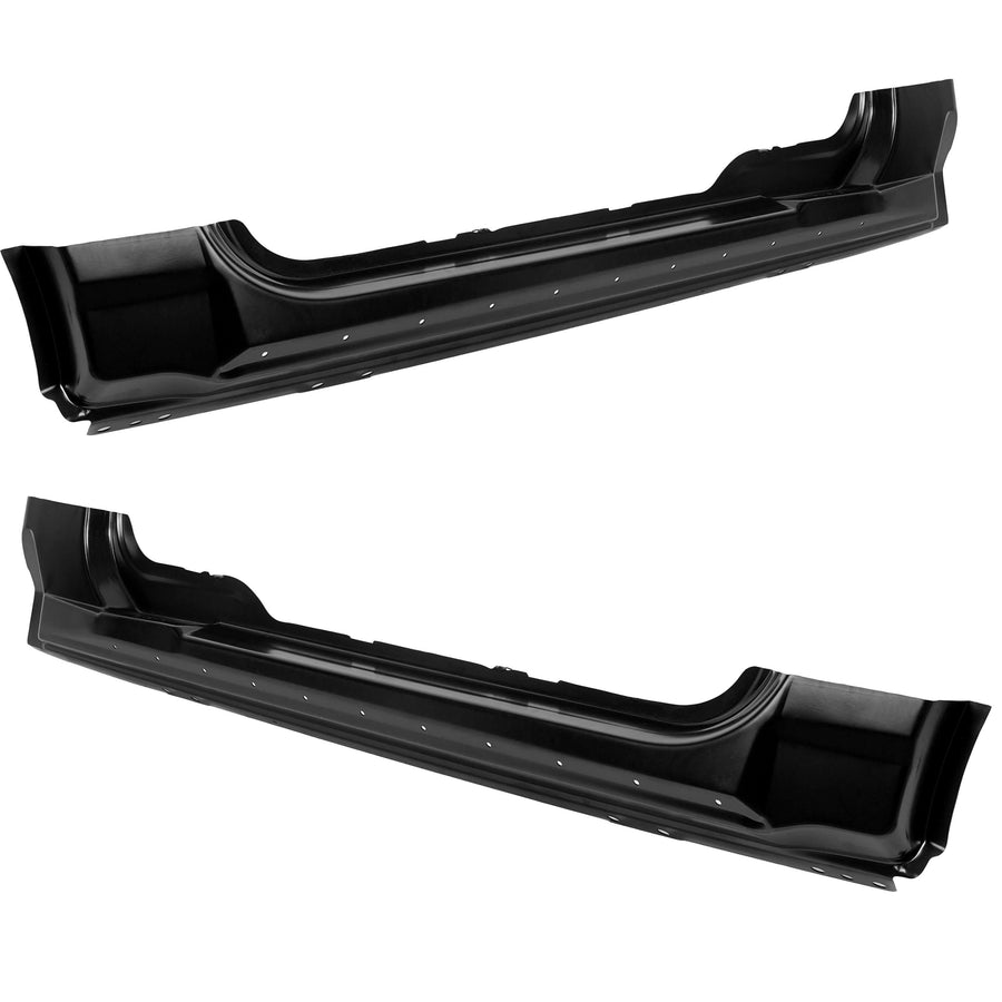YIKATOO® Steel Outer Rocker Panels Pair Black Compatible with 2004-2008 F-150 Standard Cab 2 Door -junior
