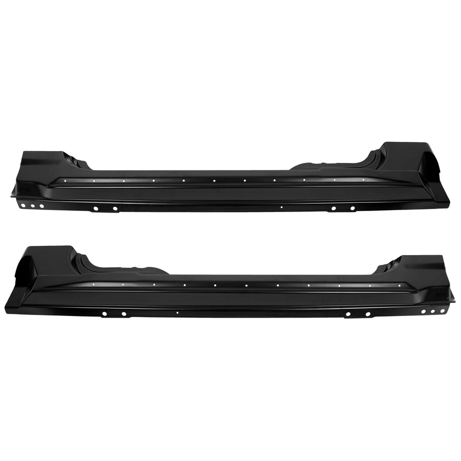YIKATOO® Steel Outer Rocker Panels Pair Black Compatible with 2004-2008 F-150 Standard Cab 2 Door -junior