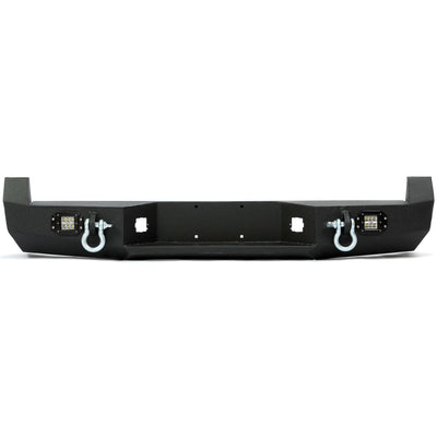 YIKATOO® Rear Bumper for 2005-2015 Toyota Tacoma w/LED Light+D Ring - junior