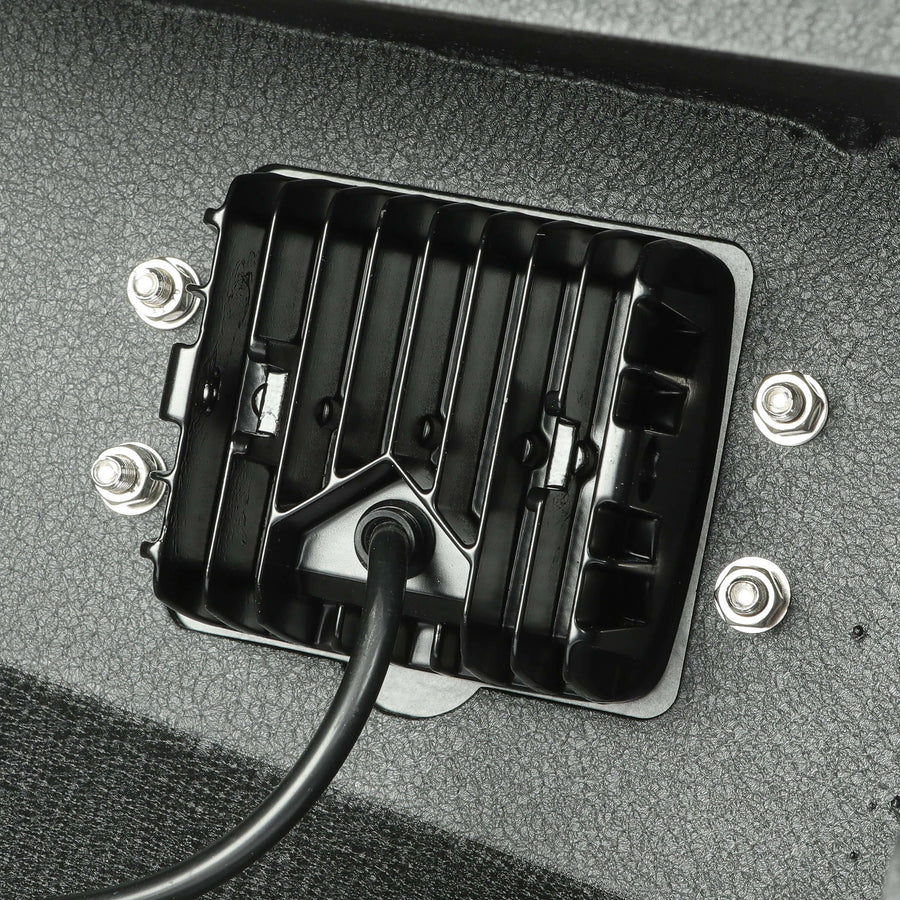 YIKATOO® Rear Bumper for 2005-2015 Toyota Tacoma w/LED Light+D Ring - junior