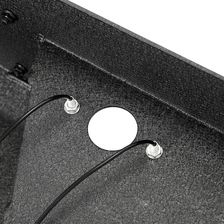 YIKATOO® Heavy-Duty Rear Bumper Black For Chevy Silverado and GMC Sierra 1500 2007-2018 -junior