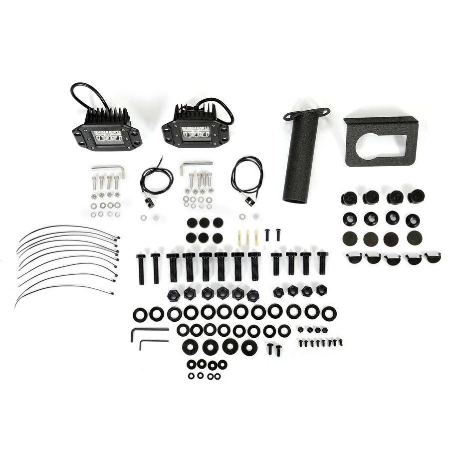 YIKATOO® Heavy-Duty Rear Bumper Black For Chevy Silverado and GMC Sierra 1500 2007-2018 -junior