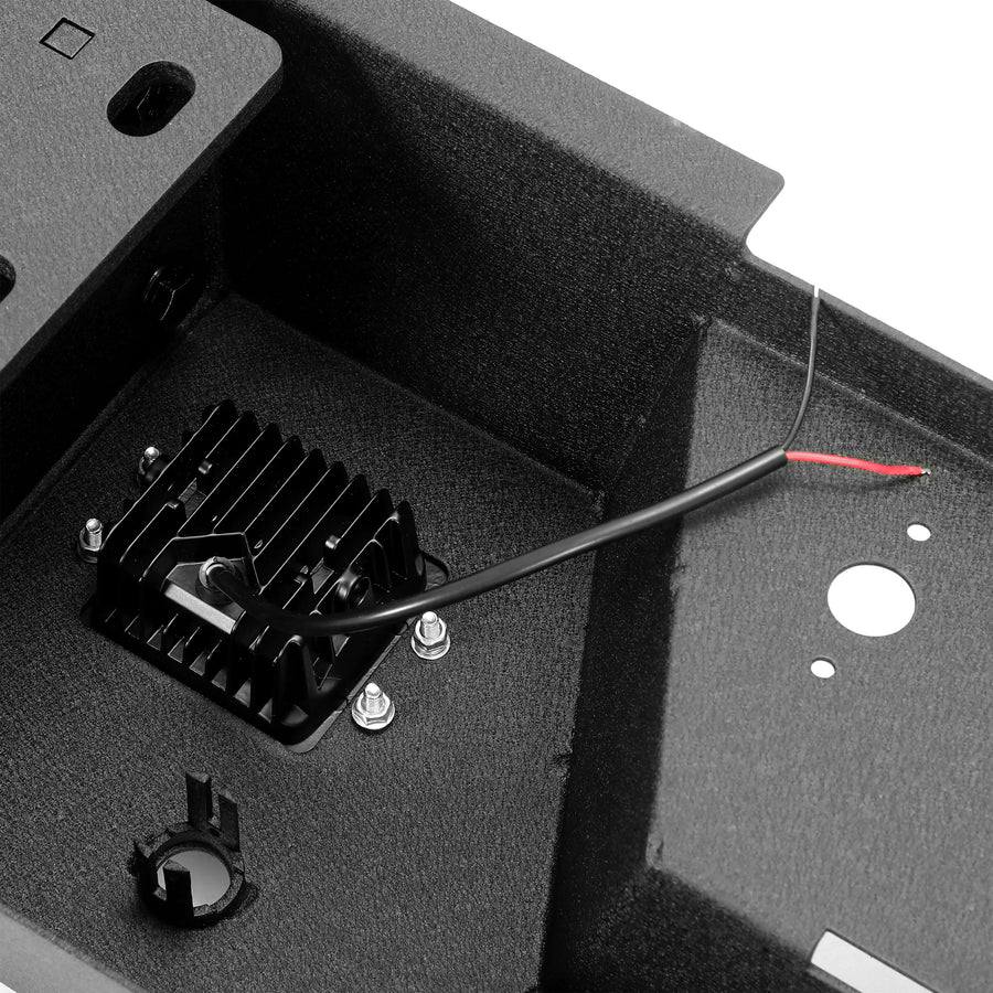 YIKATOO®Rear Bumper Step Bumper Guard Compatible with 2010-2021 Dodge Ram 2500 3500 Heavy Duty Steel -junior