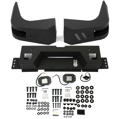 YIKATOO®Rear Bumper Step Bumper Guard Compatible with 2010-2021 Dodge Ram 2500 3500 Heavy Duty Steel -junior