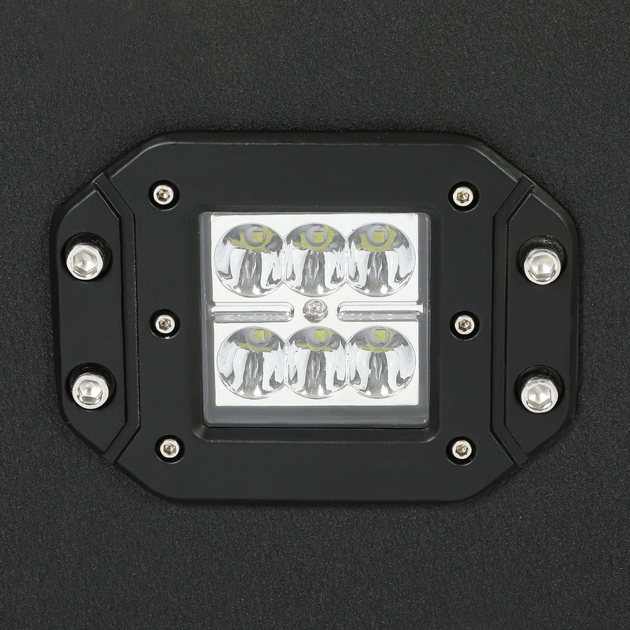 YIKATOO®Rear Bumper Step Bumper Guard Compatible with 2010-2021 Dodge Ram 2500 3500 Heavy Duty Steel -junior