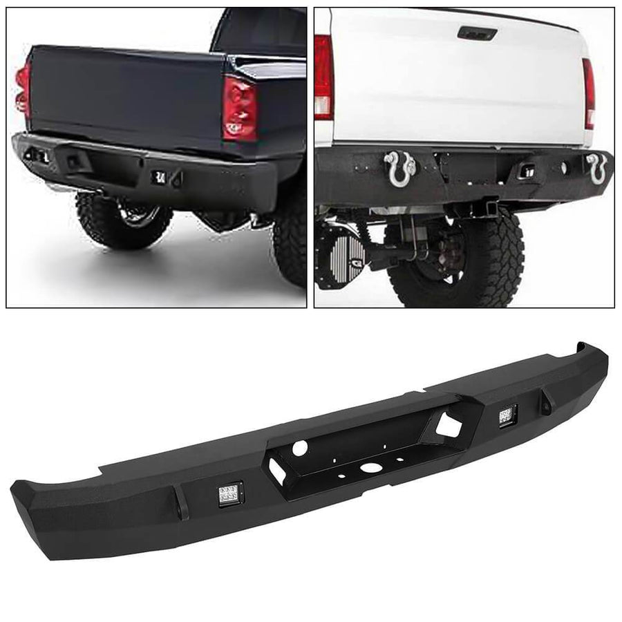 YIKATOO® Rear Bumper for 2003-2009 Dodge Ram 1500 2500 3500 - junior