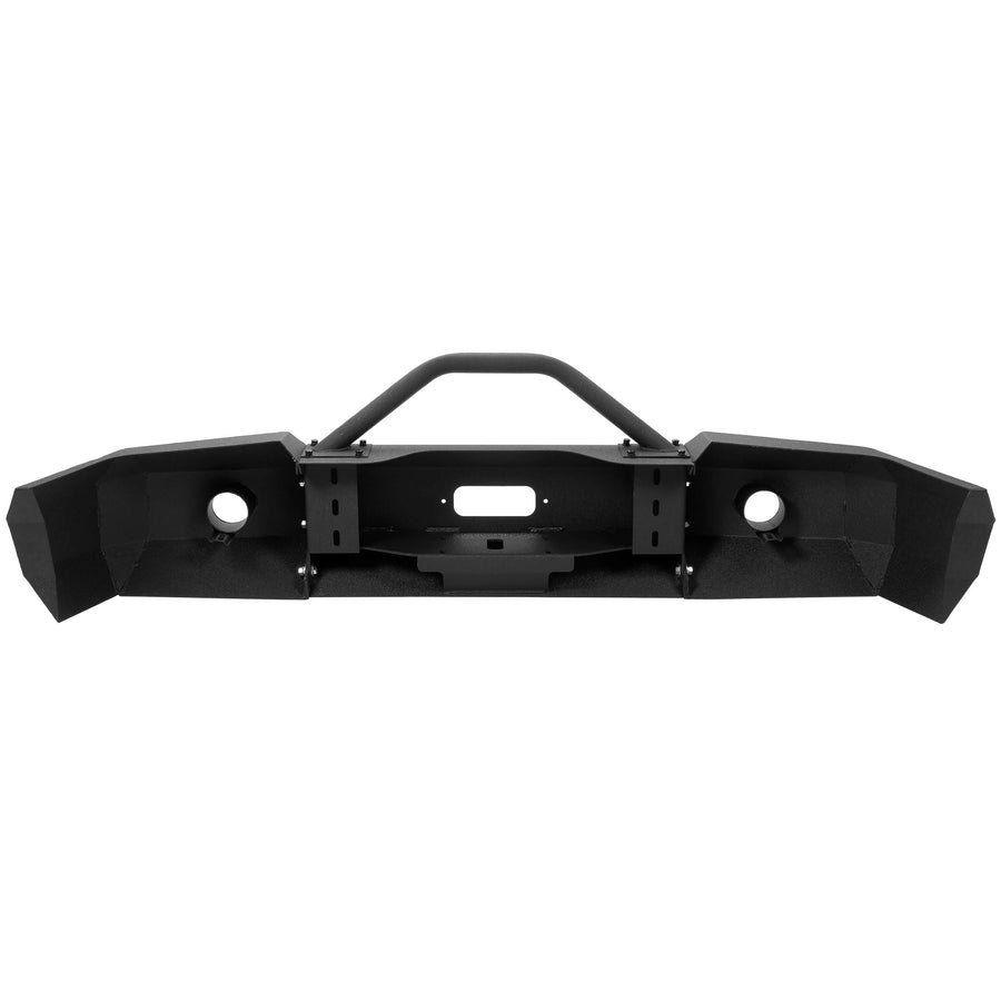 YIKATOO® Iron Cross HD Front Bumper for 2003-2006 Chevrolet Silverado 1500,With Push Bar -  junior