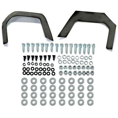 YIKATOO® Iron Cross HD Front Bumper for 2003-2006 Chevrolet Silverado 1500,With Push Bar -  junior