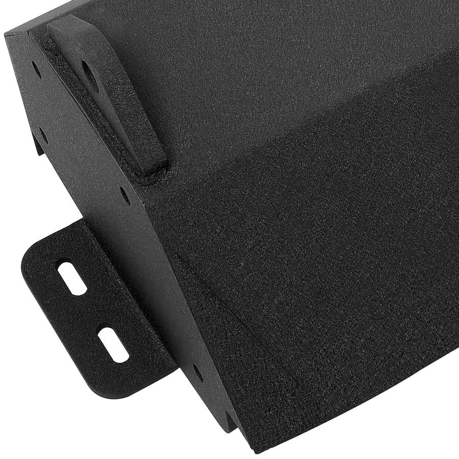 YIKATOO® Modular Black Front Bumper for 1992-1996 Ford F-150 F-250 F-350,3-Piece Steel Base -  junior