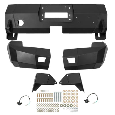 YIKATOO® Rear Winch Bumper for 2002-2008 Dodge Ram 1500; 2003-2009 Dodge Ram 2500/Ram 3500/Ram 4500/Ram 5500 - junior