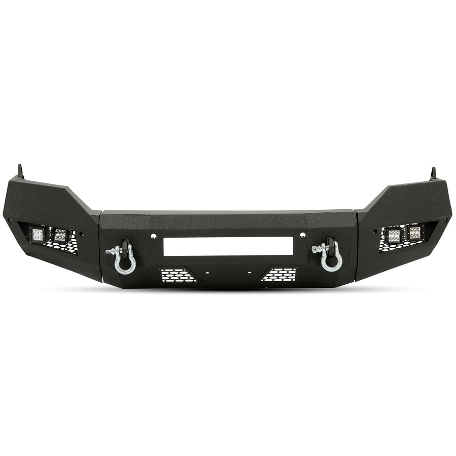 YIKATOO® Front Bumper Off-road 3-Piece Modular Compatible with 2013-2018 Dodge Ram 1500 2019-2021 Ram 1500 Classic 2WD/4WD -junior