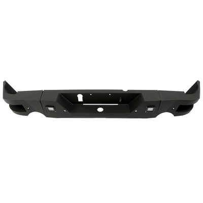 YIKATOO® Truck Black Steel Rear Bumper for 2009-2018 Dodge Ram 1500,Face Bar Guard Step - junior
