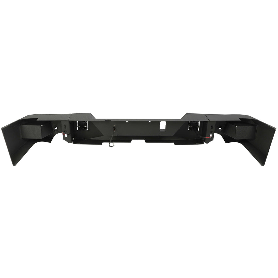 YIKATOO® Truck Black Steel Rear Bumper for 2009-2018 Dodge Ram 1500,Face Bar Guard Step - junior