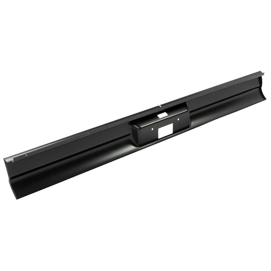 YIKATOO® Steel Rear Roll Pan Bumper W/ License Light Compatible With 1967-1972 Chevy C10 Pickup Fleetside -junior