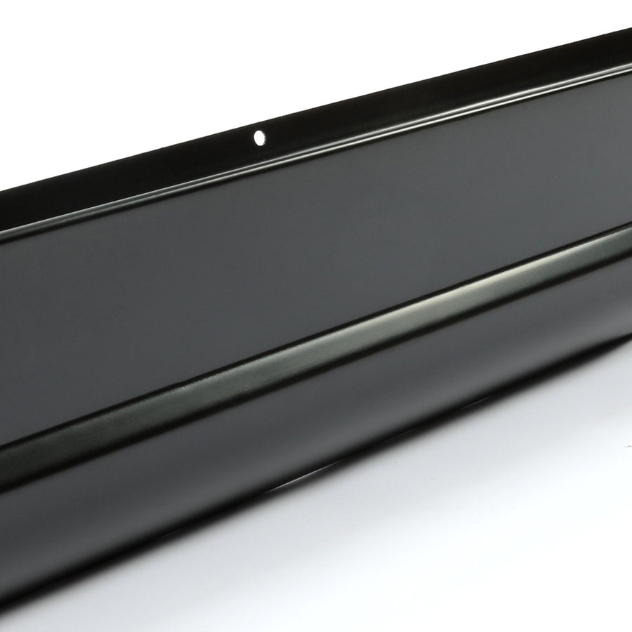 YIKATOO® Steel Rear Roll Pan Bumper W/ License Light Compatible With 1967-1972 Chevy C10 Pickup Fleetside -junior