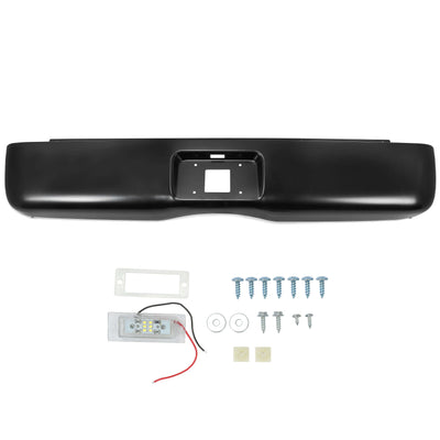 YIKATOO® Fleetside Rear Roll Pan for 2007-2013 Silverado, w/License Light -junior