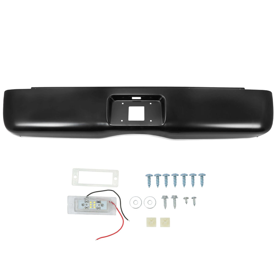 YIKATOO® Fleetside Rear Roll Pan for 2007-2013 Silverado, w/License Light -junior