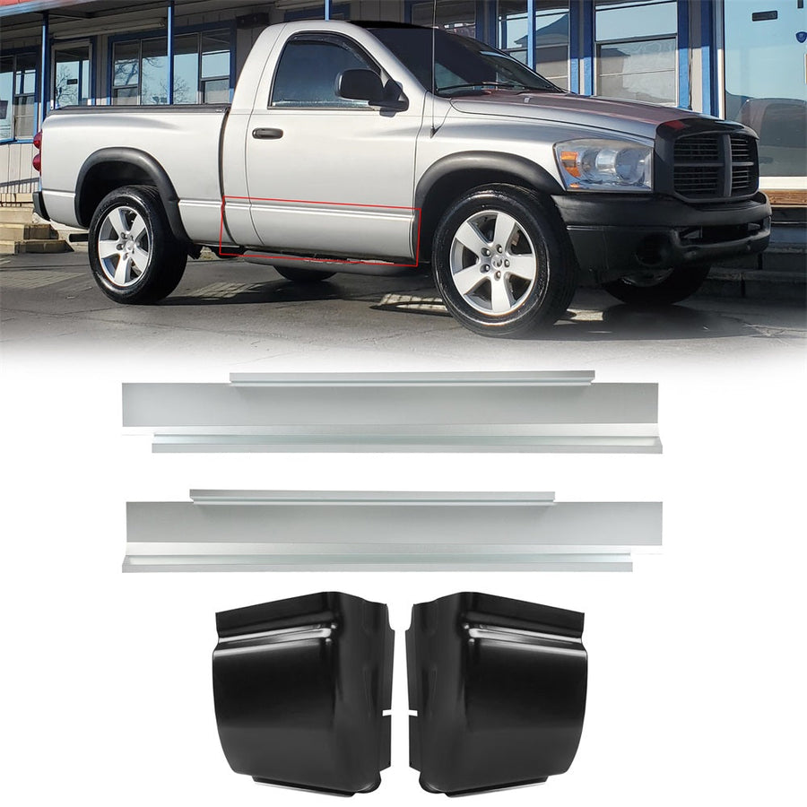 YIKATOO® Rocker Panel Cab Corner Standard Cab For 2002-2008 Dodge Ram 1500 2003-2009 2500 3500 -junior
